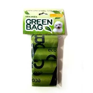 그린 백 배변봉투 리필 / 강아지용품 똥츄 개줄 애견용품