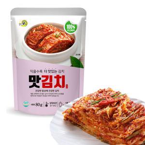 일미 맛김치 80G*20봉[용기포함]여행 반찬 혼밥