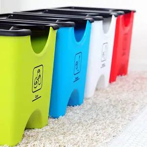 에코홀릭 분리수거함 30L(리터) 4단 / 플라스틱 분리수거함