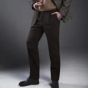 LIO솔리드 스판기모 정장바지 남자겨울본딩신사바지