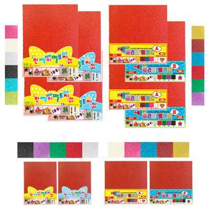 글리터펠트지/접착펠트지/글리터색종이/접착/비접착