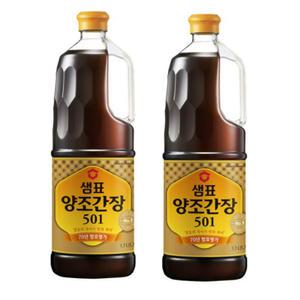 샘표 양조간장 501  1.7L  2개//진간장