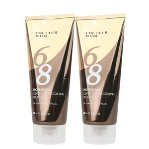 (2개)꾸띄르헤어 컬러코팅 트리트먼트 내추럴브라운 200ml