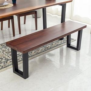 [기타]리버퍼니쳐 장미원목 우드슬렙 인테리어 3인 벤치의자 RZ0192