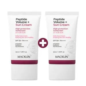[맥클린] 펩타이드 볼륨 선크림 50ml+50ml