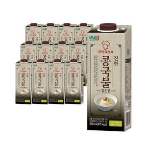 정식품 간단요리사 진한 콩국물 검은콩 950mlx12팩