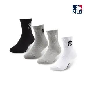 MLB 아동 빅로고 중목 양말 5족