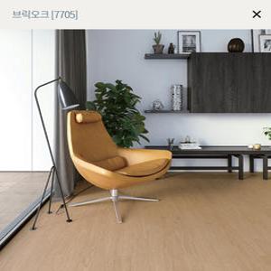 한솔 강화마루 레브 브릭오크7705 100(W) * 800(L) * 8(T) 20매 v홈 비접착식