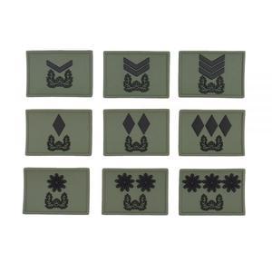 실리콘 육군 계급장 간부 약장 벨크로 패치 군인 장교 부사관 위관 영관 컴뱃셔츠 와펜
