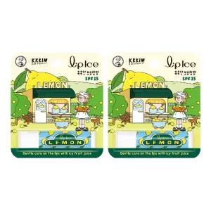 멘소래담 립밤 립아이스 레몬 x 2개 SPF 15 맨소래담 립케어