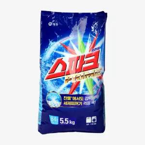 애경 스파크 가루 분말 세탁세제 5.5kg 1개 일반드럼겸용