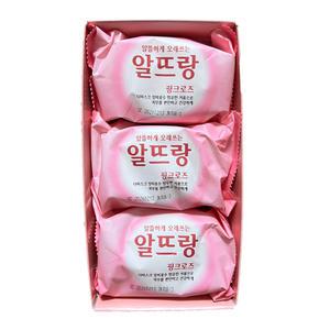알뜨랑 핑크로즈 비누 140g x 3개