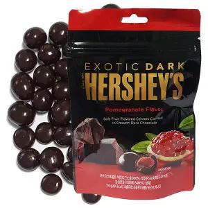 허쉬 다크 초콜릿 석류 100g 파미그래닛 초코볼