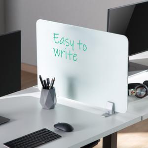 [감씨]강화유리 파티션 이동식 화이트보드 양면 칠판 칸막이