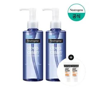 딥클린 클렌징 오일 200ml x2 + 증)아크네 포밍 클렌저 10g x2