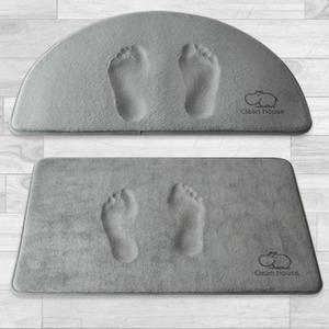 미끄럼방지 주방발판 발깔개 물흡수 소프트한 목욕탕 폭신한 욕실발판 빨아쓰는 욕실깔판 흡수력좋은 스토