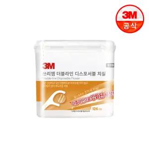 [3M] 더블 라인 치실 124입