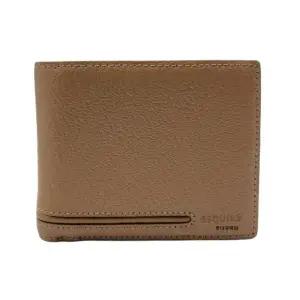 [롯데백화점]에스콰이아 신상 소프트 카멜 컬러 포인트 클래식 남성 가죽 반지갑 ECCSPN283BR