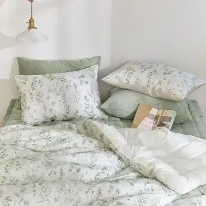 [파르페][파르페by알레르망] 가드닝 80수 고밀도 밍크극세사 차렵이불 Q