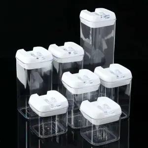 원터치 밀폐용기 7종세트 곡물통 보관통 쿠키통