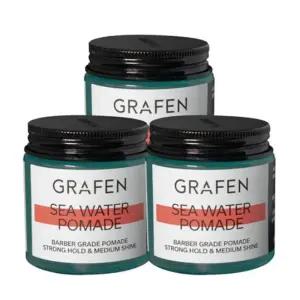 그라펜 제주 Hair Care 해수 포마드 헤어왁스 100g 3개