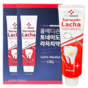 폴메디슨 토네이도 라차 치약 10개입 (5개입X2개)