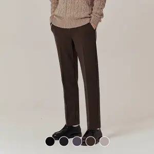 112915 브러시드 테이퍼드 히든밴딩 슬랙스