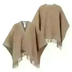 막스마라 케이프 2424736091600 007 프리네 자카드 M 모노그램 프린지 울 판초 여성케이프 당일발송