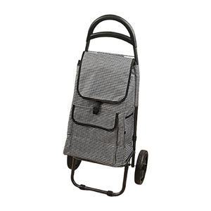 블랙체크 특대형 장바구니캐리어 시장 접이식카트 쇼핑 바퀴달린 핸드 폴딩 손수레 가방 마트