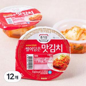 종가집 썰어담은 맛김치 75g, 12개 one option