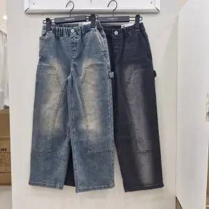 [행텐주니어](순천모다) 풀밴딩 카펜더 와이드 데님팬츠 14510-055-203-10_SC