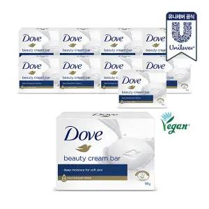 도브 화이트 뷰티바 클렌징 비누 135g 10개