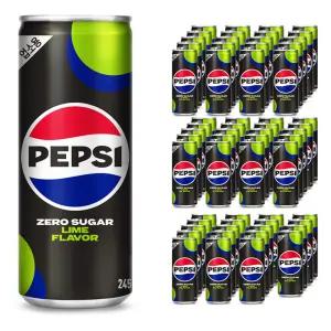 롯데 펩시콜라 제로슈거 라임 업소용 245ml x 60can