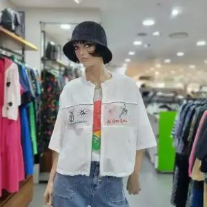 베네통/애플아울렛/마 혼방 백 니트 자수 점퍼/BAJPB3531