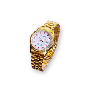 카리아노 프리미엄 24K 금장시계 골드 도금 남성 여성 공용 커플 부모님 손목시계