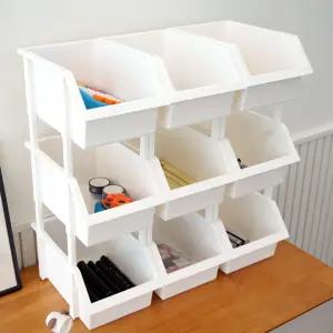 보노하우스 이유 적층형 다용도 정리함 9P 미니 수납 바스켓