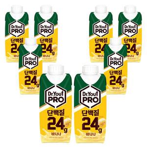 오리온 닥터유프로 단백질드링크 바나나맛 250ml 24개F