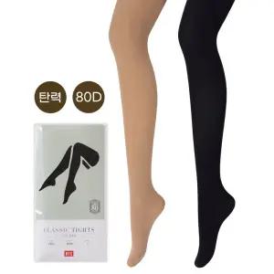BYC 80데니아 팬티스타킹 4개 간절기 초겨울 고탄력 검정 유발타이즈 교복 학생 승무원스타킹