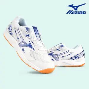 미즈노 탁구화 인도어화 스카이 블라스터 4 화이트 블루
