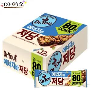 닥터유 에너지바 저당 50g x12