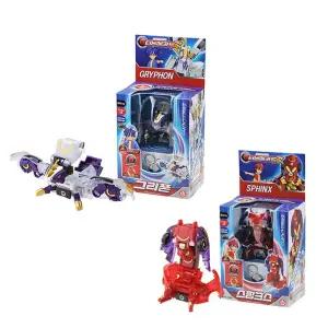 초이락 터닝메카드 갓 그리핑크스 세트 그리폰+스핑크스 터닝카 슈팅 변신 로봇 캐릭터 팝업