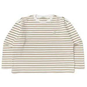 노르디스크 스트라이프 텍스쳐 긴팔 티셔츠 BB OUU23204 E2 N4 Z1