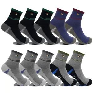 [아놀드파마]아놀드파마 뒤틀림방지 남성캐주얼양말 중목 10켤레 AP5616 면양말