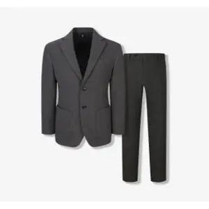 멜란지 슬림핏 캐주얼 셋업 세트 그레이 (PHEAH4005PHFAH4205)