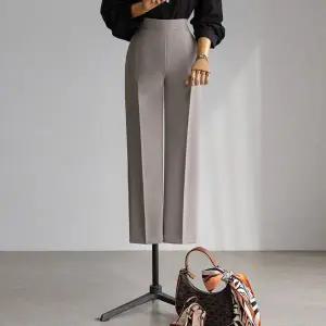 (안나앤플러스) 네이론 일자 밴딩 슬랙스[팬츠DYG28] 빅사이즈