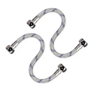 세면기고압호스 2개 세면대 욕실 수도연결관 부속품/꼭지/수도/분사/연결/생활/보수/연장/호스/화장실/고압