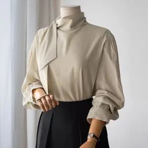 (안나앤플러스) 빌릿 타이 블라우스[셔츠DYM4] 빅사이즈