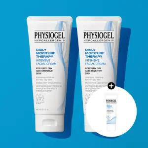 피지오겔 DMT 인텐시브 페이셜 수분크림 100ml X2개 고보습 피부장벽+증정 크림 10ml