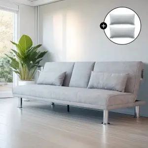 [일루일루]우리 소파베드 3인용 침대겸용 홈바 컵홀더 접이식 3단조절 폴딩형 생활방수