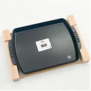 스타우브 B품 사각 서빙 플레이트 33cm 주물 인덕션 무쇠팬 사각팬